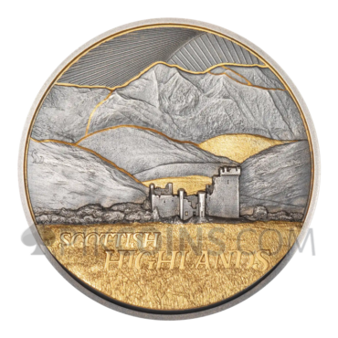 Scottish Highlands - Golden Landscapes 10$ 2oz Cook Islands 2026
