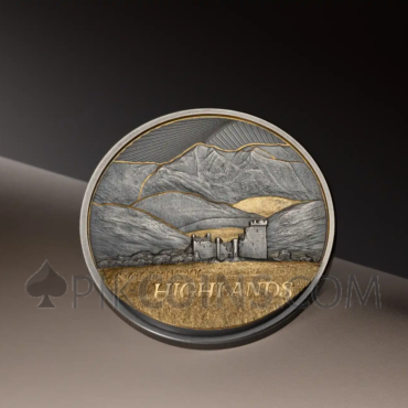 Scottish Highlands - Golden Landscapes 10$ 2oz Cook Islands 2026