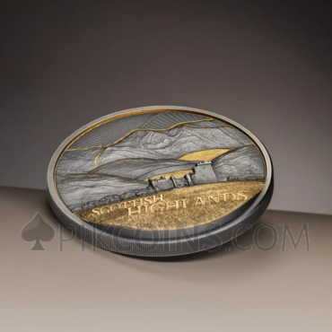 Scottish Highlands - Golden Landscapes 10$ 2oz Cook Islands 2026