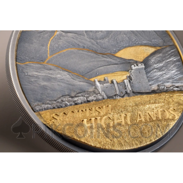 Scottish Highlands - Golden Landscapes 10$ 2oz Cook Islands 2026