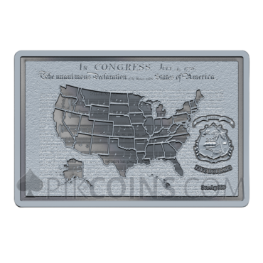 The Semiquincentennial of U.S. Independence 5$ 2oz Republic of Liberia 2026