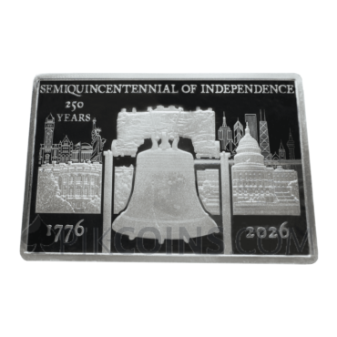 The Semiquincentennial of U.S. Independence 5$ 2oz Republic of Liberia 2026
