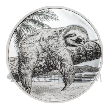 Sloth - Seven Deadly Sins 5$ 1oz Cook Islands 2026