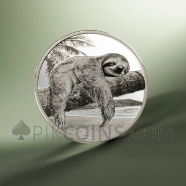 Sloth - Seven Deadly Sins 5$ 1oz Cook Islands 2026