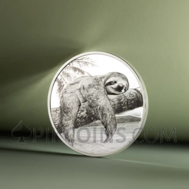 Sloth - Seven Deadly Sins 5$ 1oz Cook Islands 2026
