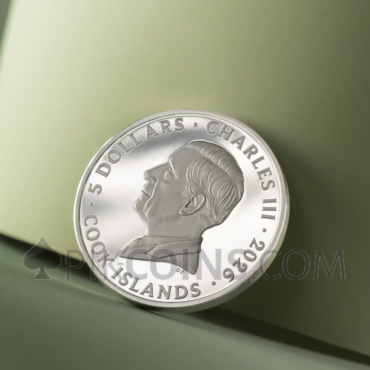 Sloth - Seven Deadly Sins 5$ 1oz Cook Islands 2026