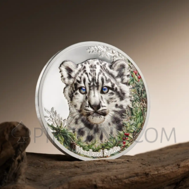 Snow Leopard - Woodland Spirits 500 Togrog 1oz Mongolia 2026