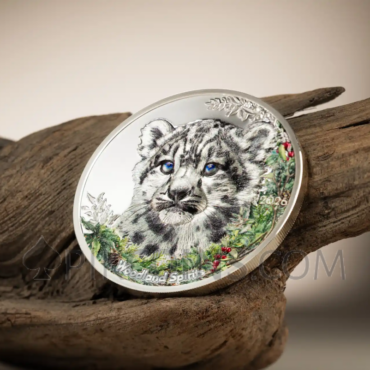 Snow Leopard - Woodland Spirits 500 Togrog 1oz Mongolia 2026