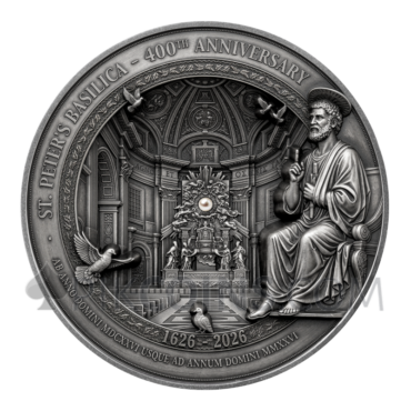 St. Peter's Basilica - Multiple Layer 10$ 400g Samoa 2026