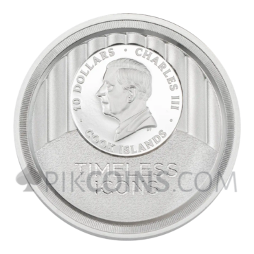 Statue of Liberty - Timeless Icons 10$ 2oz Cook Islands 2026