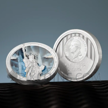 Statue of Liberty - Timeless Icons 10$ 2oz Cook Islands 2026