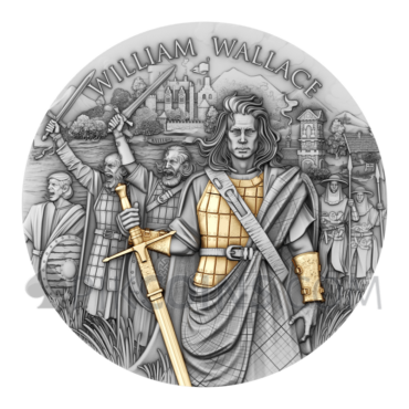 William Wallace - Legendary Warriors 5$ 2oz Niue 2025
