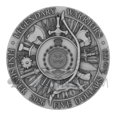 William Wallace - Legendary Warriors 5$ 2oz Niue 2025