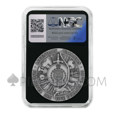 William Wallace - Legendary Warriors 5$ 2oz Niue 2025