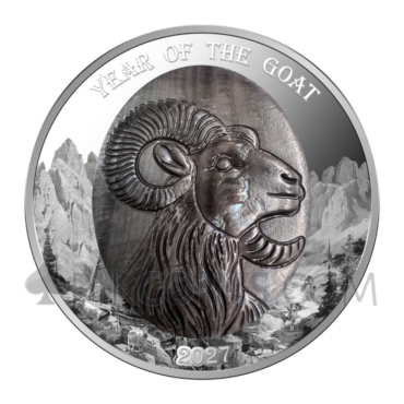 Year of the Goat - Mother of Pearl 25$ 5oz Solomon Islands 2027