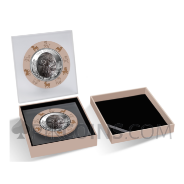 Year of the Goat - Mother of Pearl 25$ 5oz Solomon Islands 2027
