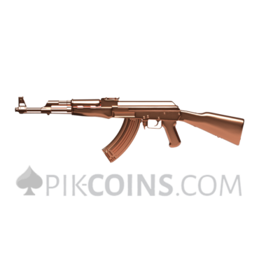 AK-47 Shaped - Blind Box 1$ 15g Copper Liberia 2026