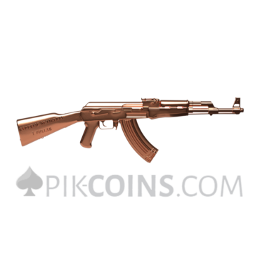 AK-47 Shaped - Blind Box 1$ 15g Copper Liberia 2026