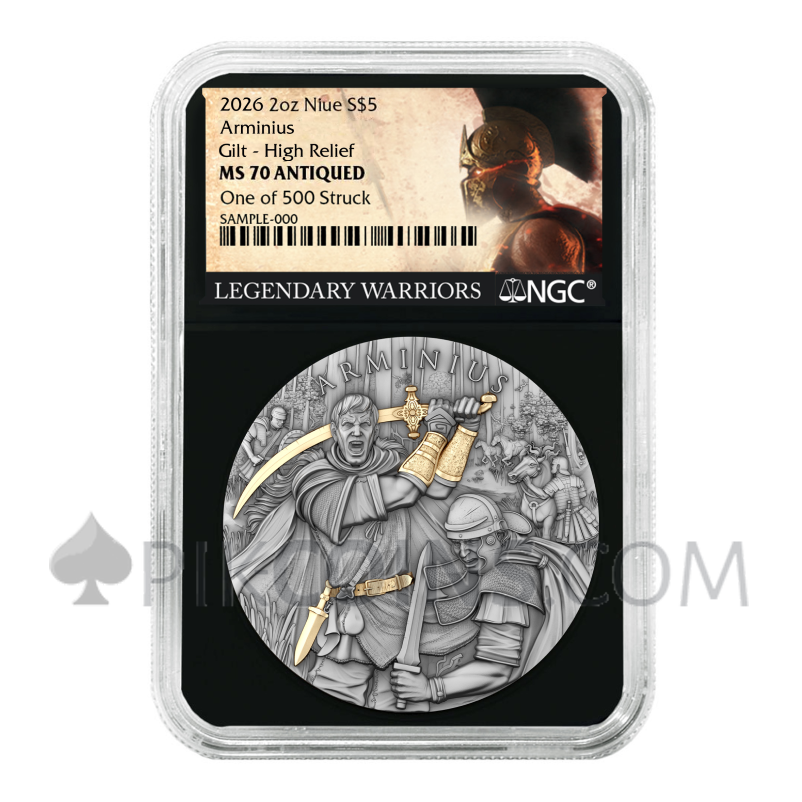 Arminius - Legendary Warriors 5$ 2oz Niue 2026 - Image 6