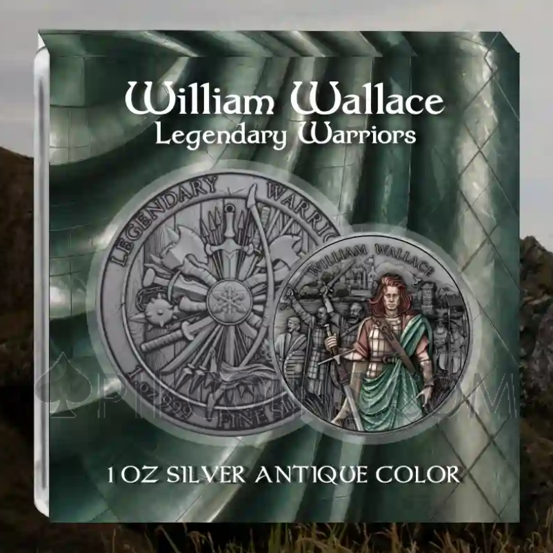 William Wallace - Legendary Warriors 1oz USA - Image 3