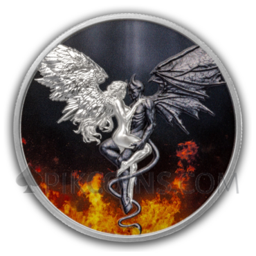 Angel and Devil - Infinite Duality Paradox 20$ 2oz Liberia 2026