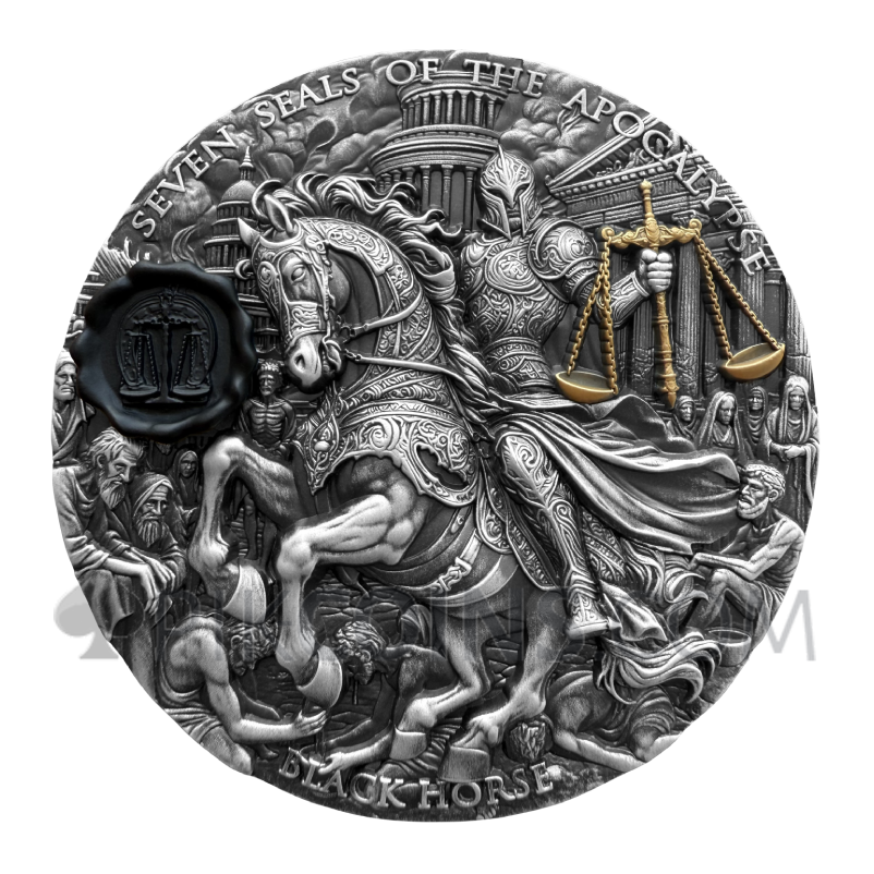 Black Horse - Seven Seals of the Apocalypse 7$ 3oz Niue 2026