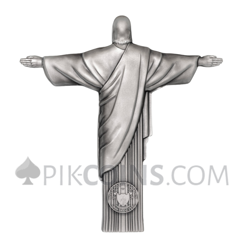 Christ the Redeemer 3D 10000 Francs CFA 1kg Cameroon 2026 - Image 2