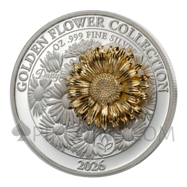 Daisy - Golden Flower Collection 5$ 1oz Samoa 2026