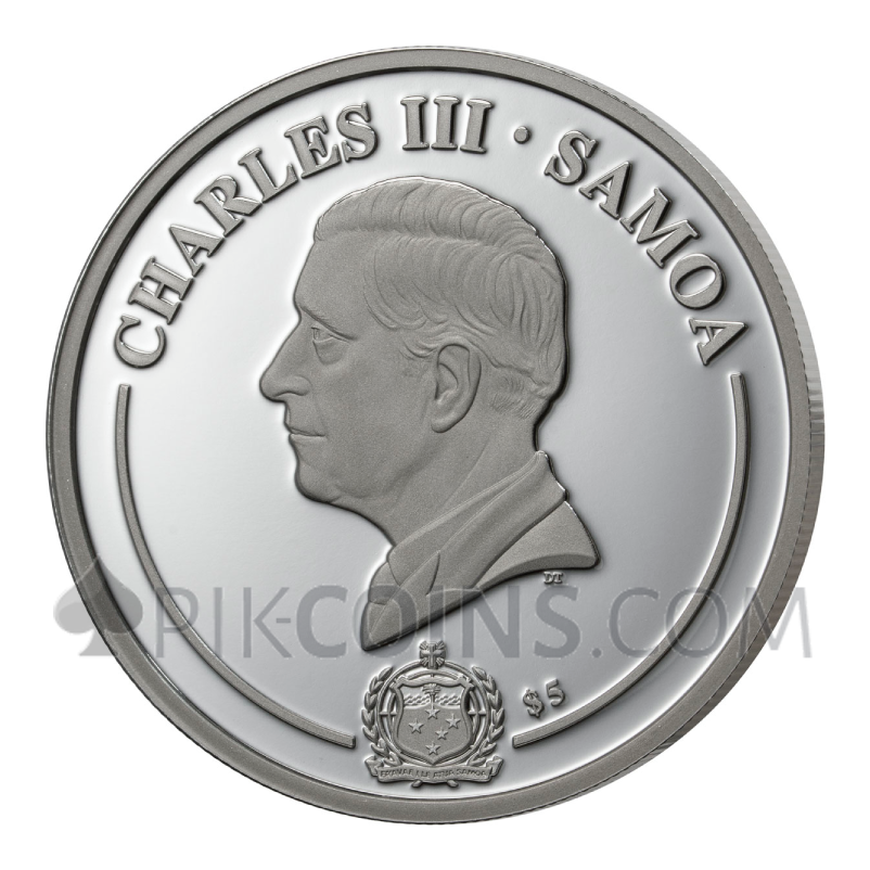 Daisy - Golden Flower Collection 5$ 1oz Samoa 2026 - Image 3
