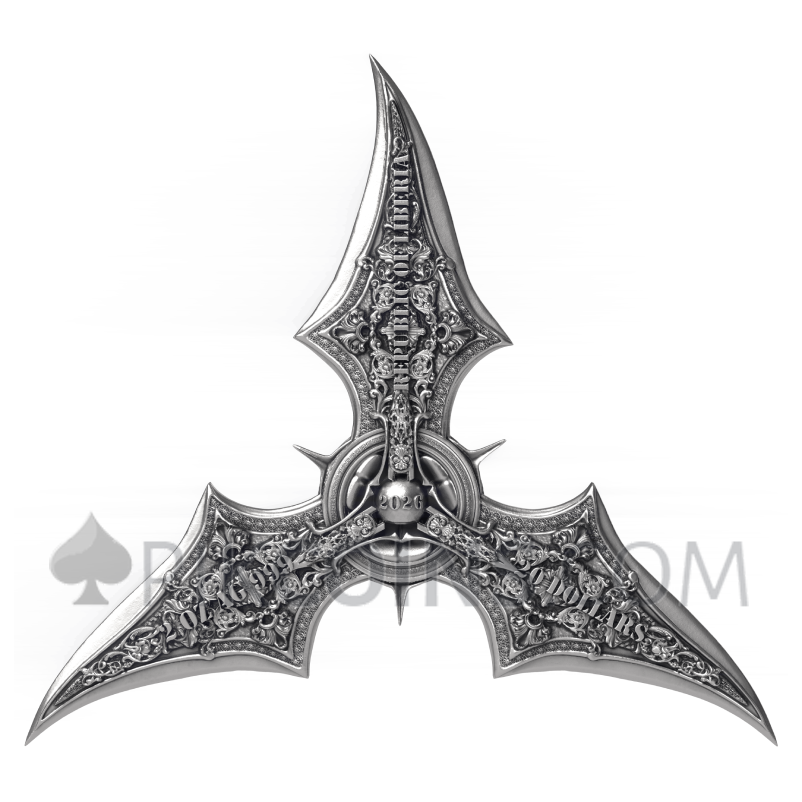 Ninja Shuriken 20$ 2oz Liberia 2026 - Image 3