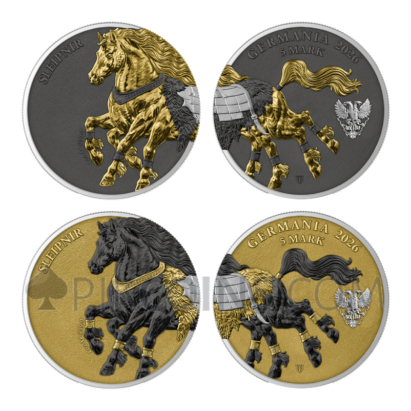 Sleipnir Geminus - Germania Beasts 2x5 Mark 2x1oz Germania 2026