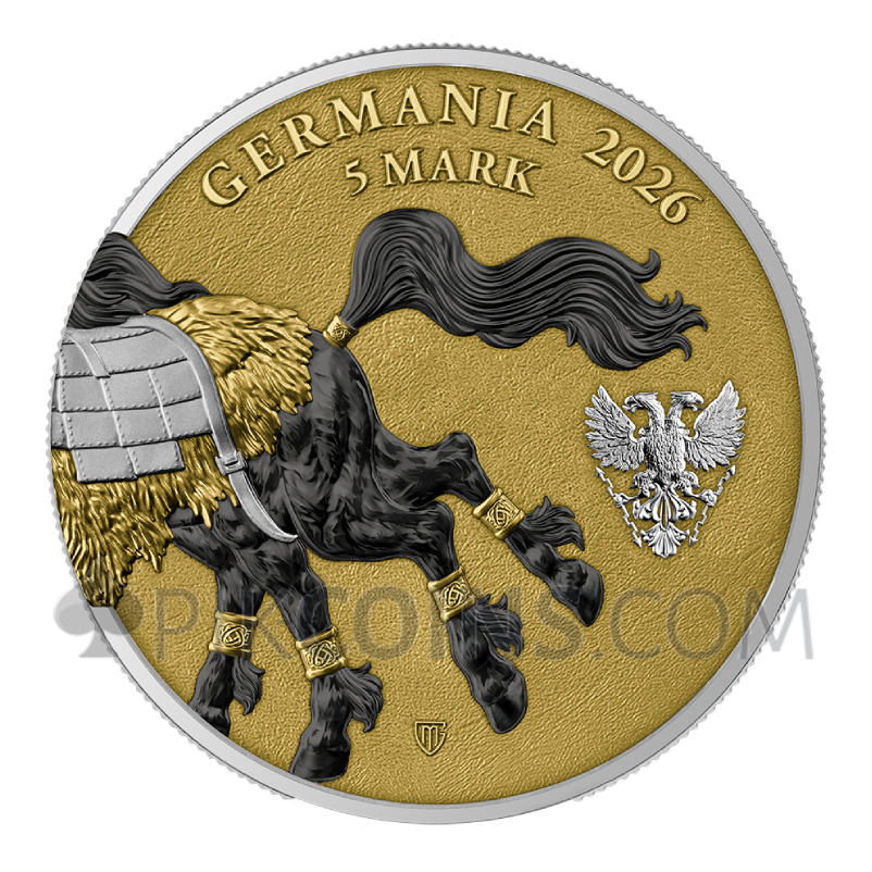 Sleipnir Geminus - Germania Beasts 2x5 Mark 2x1oz Germania 2026 - Image 5