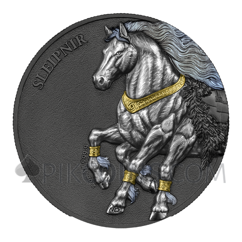 Sleipnir Ultra Double High Relief - Germania Beasts 10 Mark 2oz Germania 2026