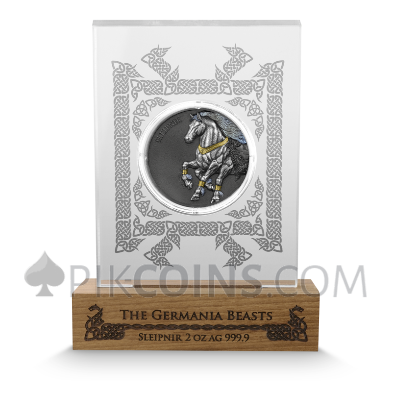 Sleipnir Ultra Double High Relief - Germania Beasts 10 Mark 2oz Germania 2026 - Image 5