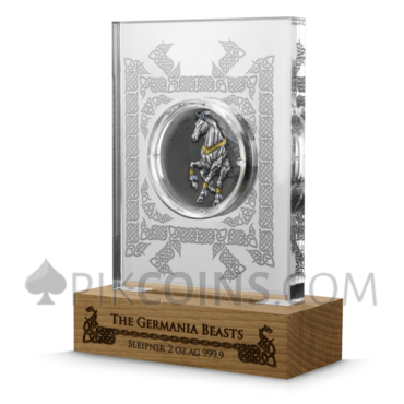 Sleipnir Ultra Double High Relief - Germania Beasts 10 Mark 2oz Germania 2026