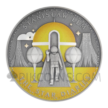 Stanisław Lem - Star Diaries 1000 Francs 2oz Cameroon 2025