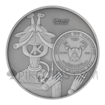 Stanisław Lem - Star Diaries 2000 Francs 200g Cameroon 2025