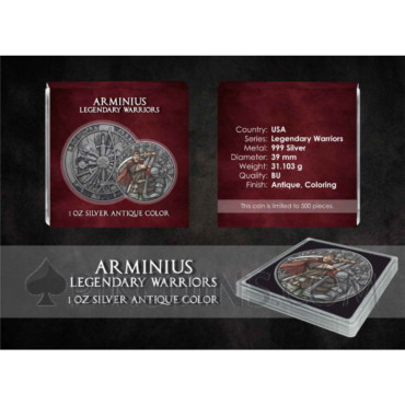 Arminius - Legendary Warriors 1oz USA