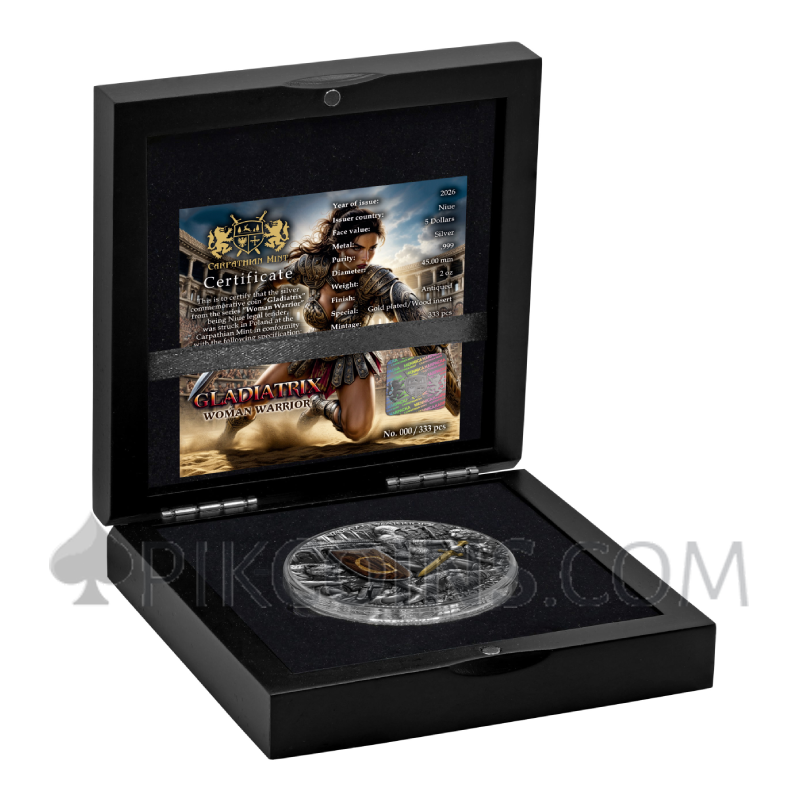 Gladiatrix - Woman Warrior 5$ 2oz Niue 2026 - Image 5