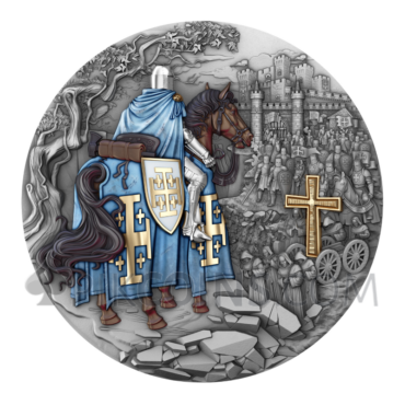 Jerusalem Knights - Holy Knights 5$ 2oz Niue 2026