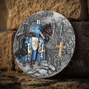Jerusalem Knights - Holy Knights 5$ 2oz Niue 2026