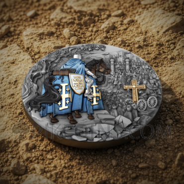 Jerusalem Knights - Holy Knights 5$ 2oz Niue 2026