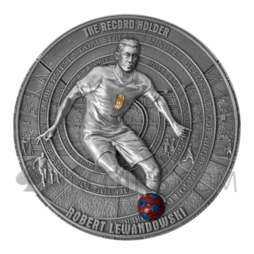Robert Lewandowski - The Record Holder 5$ 2oz Niue 2025
