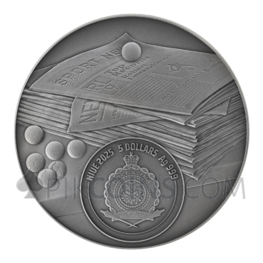 Robert Lewandowski - The Record Holder 5$ 2oz Niue 2025