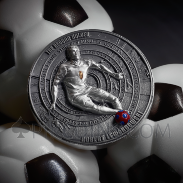 Robert Lewandowski - The Record Holder 5$ 2oz Niue 2025