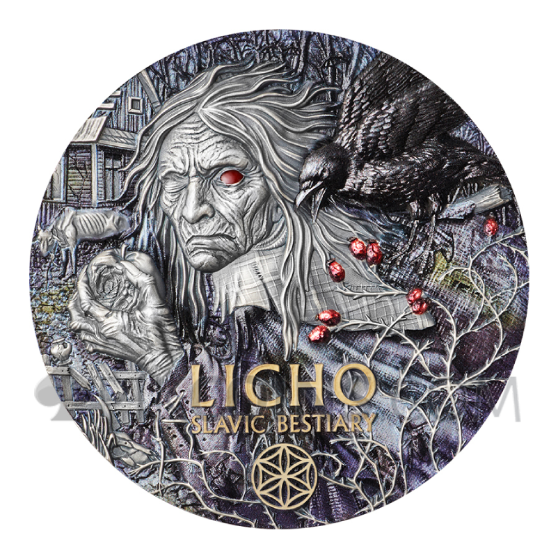 Licho - Slavic Bestiary 2000 Francs CFA 3oz Cameroon 2026