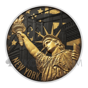 New York - Journey Around the World 5$ 3oz Niue 2026
