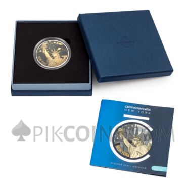 New York - Journey Around the World 5$ 3oz Niue 2026