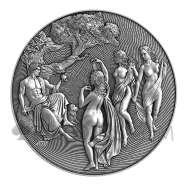 Judgement of Paris - Mythos - Antique Finish 2000 Francs 2oz Cameroon 2026