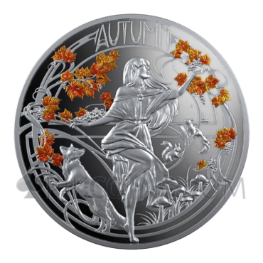 Four Seasons - 4 Coins Set 4x2$ 4x1oz Niue 2025 2026